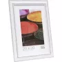 Foto rėmelis Deknudt S221H3 15x20 cm medinis baltas su rudu apvadu