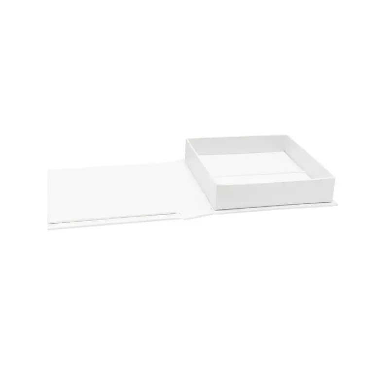 Foto dėžutė Deknudt S66DJ4 balta, dirbtinė oda, 130 mm