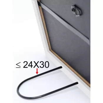 Vieno nuotraukos rėmelis Deknudt S41JL1 Baltas medinis 311x434mm
