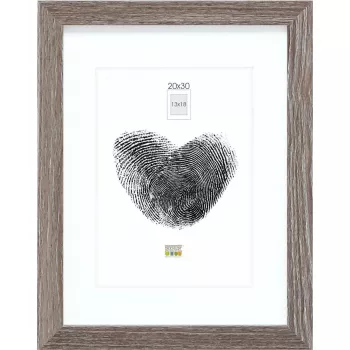 Foto rėmelis Deknudt S66KH3 medinis pilkas ąžuolas 20x30 cm su paspartu