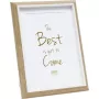 Foto rėmelis Deknudt Resin Frame S46WG4 P1 13x18 cm Nature White su pasepartu