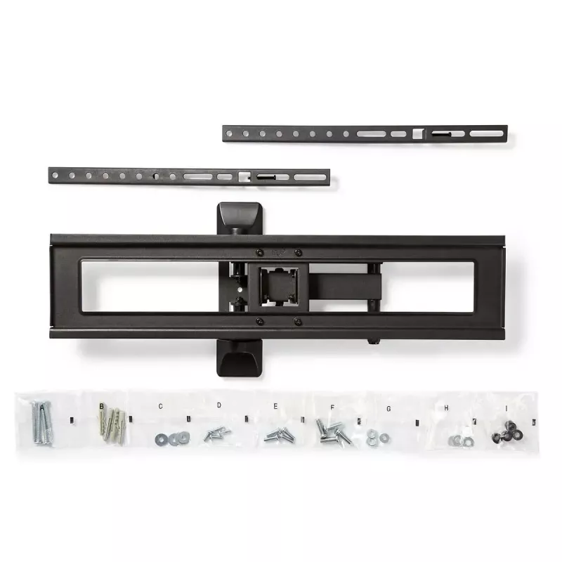 Stovas televizoriui Nedis TVWM1550BK 94–177,8 cm (37–70 col.), VESA 600x400, 25 kg, juodas