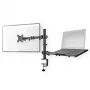 Monitoriaus laikiklis Nedis MMSISNB110BK 81,3 cm 32 coliai, ant stalo, juodas