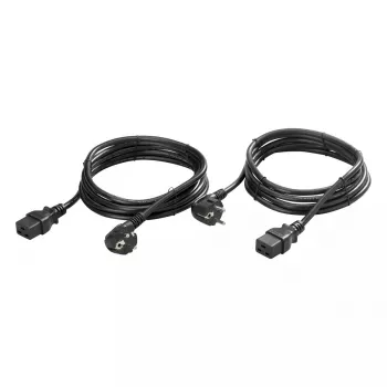 Kabelių priedas UPS sistemoms Eaton CBLATSIN16X2, juodas, 60×30×50 mm