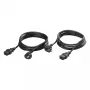 Kabelių priedas UPS sistemoms Eaton CBLATSIN16X2, juodas, 60×30×50 mm