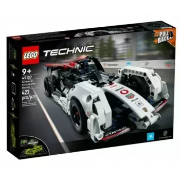 LEGO konstruktoriaus rinkinys Formulė E Porsche 99X Electric modelis 42137 – statybinis žaislas