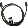 USB-C į USB-C laidas HP L65253-001, 1 m, USB-C kištukas – duomenų ir maitinimo jungtis