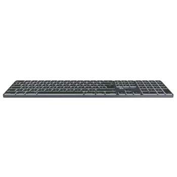 Klaviatūra LogicKeyboard SKB-TM-UK pilno dydžio USB + Bluetooth, QWERTY JK anglų, titano spalvos