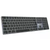 Klaviatūra LogicKeyboard SKB-TM-UK pilno dydžio USB + Bluetooth, QWERTY JK anglų, titano spalvos