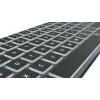 Klaviatūra LogicKeyboard SKB-TM-UK pilno dydžio USB + Bluetooth, QWERTY JK anglų, titano spalvos