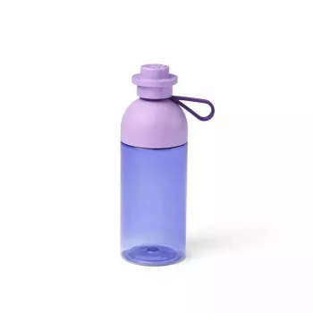 LEGO 40420004 gėrimo butelis, 500 ml, violetinis, plastikinis sportinis butelis su užsukamu dangteliu
