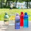 Vandens butelis room copenhagen 0,5 L – šviesiai žalias/permatomas, daugkartinis plastikinis butelis