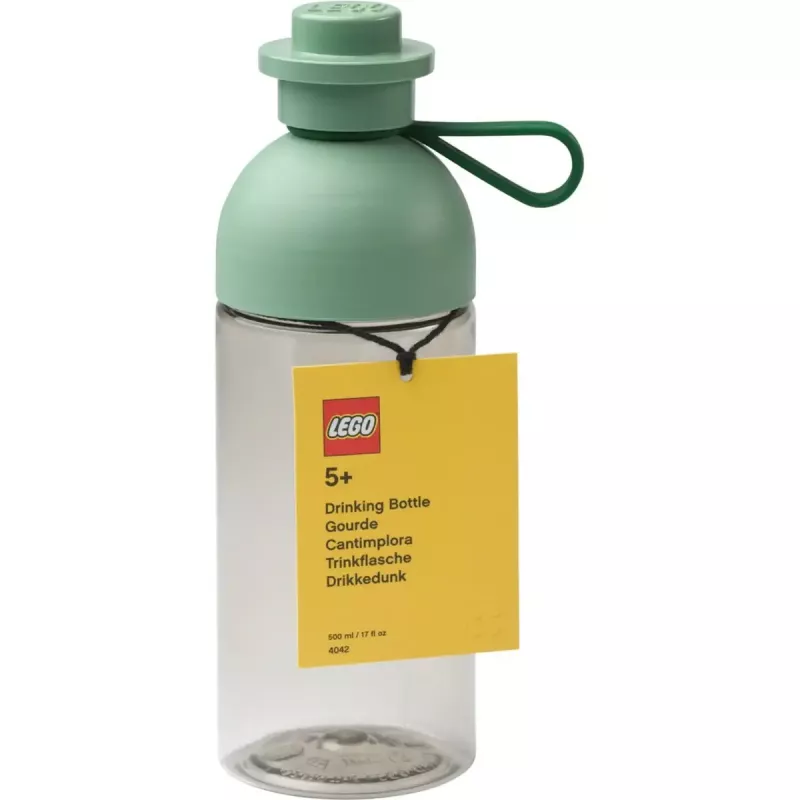 Vandens butelis room copenhagen 0,5 L – šviesiai žalias/permatomas, daugkartinis plastikinis butelis