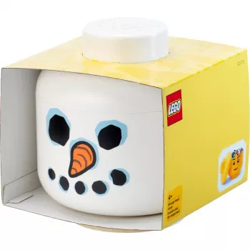 Storage Head Snowman large room copenhagen – LEGO suderinamas žaislų dėklas, baltas