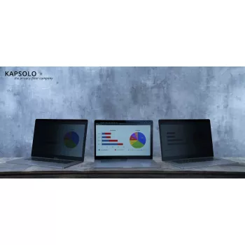 Privatumo filtras Kapsolo KAP12878 — dvipusis lipnus ekrano apsauginis filtras, skirtas Lenovo ThinkPad X1 Nano Gen.1, 16 colių (40,6 cm), 16:10, 3H, 68% šviesos pralaidumas