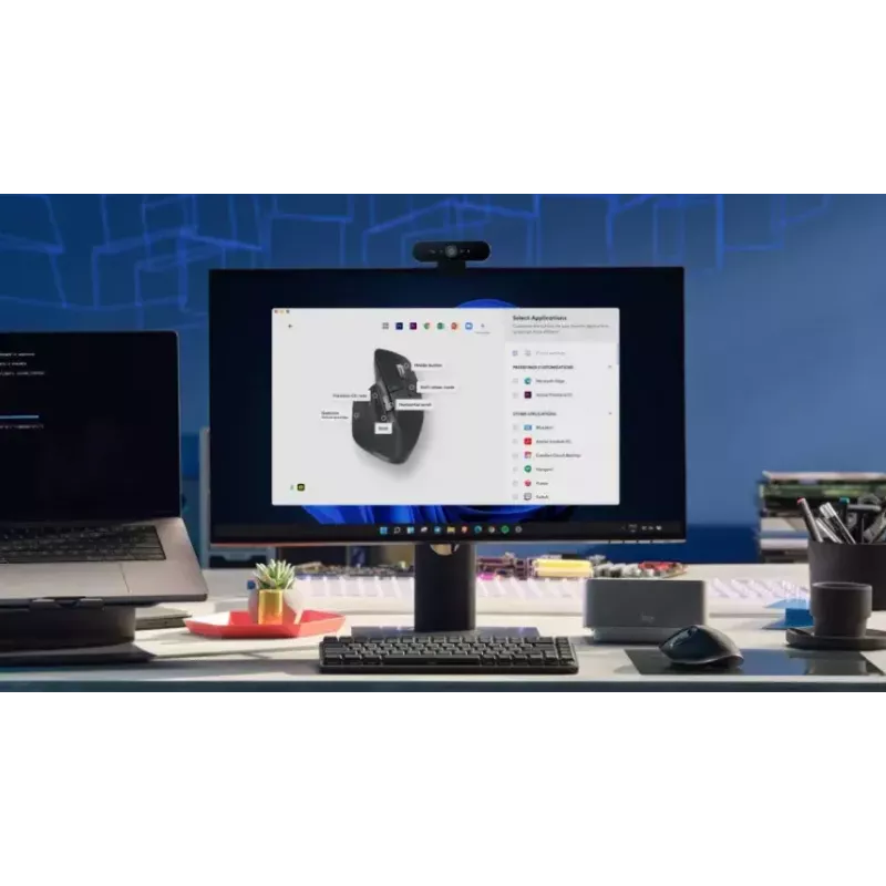 Logitech MX Master 3S belaidė pelė RF + Bluetooth