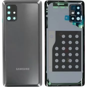 Galinis dangtelis Samsung A20s (A207) — atsarginis korpusas, juodas