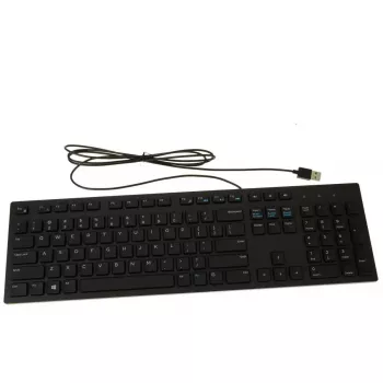 Dell USB 104 klavišų klaviatūra RKR0N su multimedijos klavišais, laidinis USB
