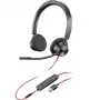 Ausinės POLY Blackwire 3320, laidinės, USB-C