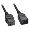 Akyga AK-UP-03 serverio maitinimo kabelio ilgintuvas IEC C20–C19, 1,8 m, juodas