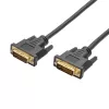 Akyga AK-AV-02 DVI-I Dual Link kabelis 24+5 kontaktų, 1,8 m, juodas