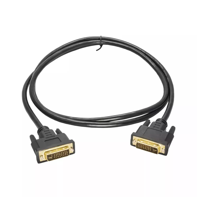 Akyga AK-AV-02 DVI-I Dual Link kabelis 24+5 kontaktų, 1,8 m, juodas