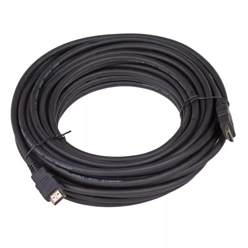 Akyga AK-HD-150A HDMI 1.4 kabelis, High Speed with Ethernet, 15 m, juodas
