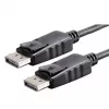 Akyga AK-AV-10 DisplayPort kabelis, kištukas–kištukas, auksuoti kištukai, 1,8 m, juodas