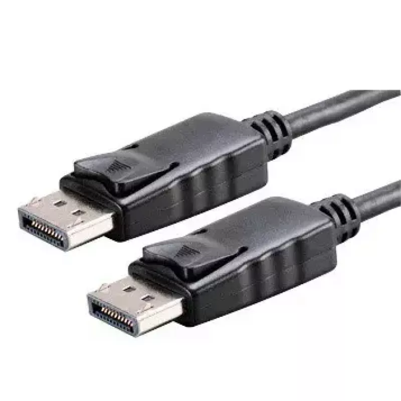 Akyga AK-AV-10 DisplayPort kabelis, kištukas–kištukas, auksuoti kištukai, 1,8 m, juodas