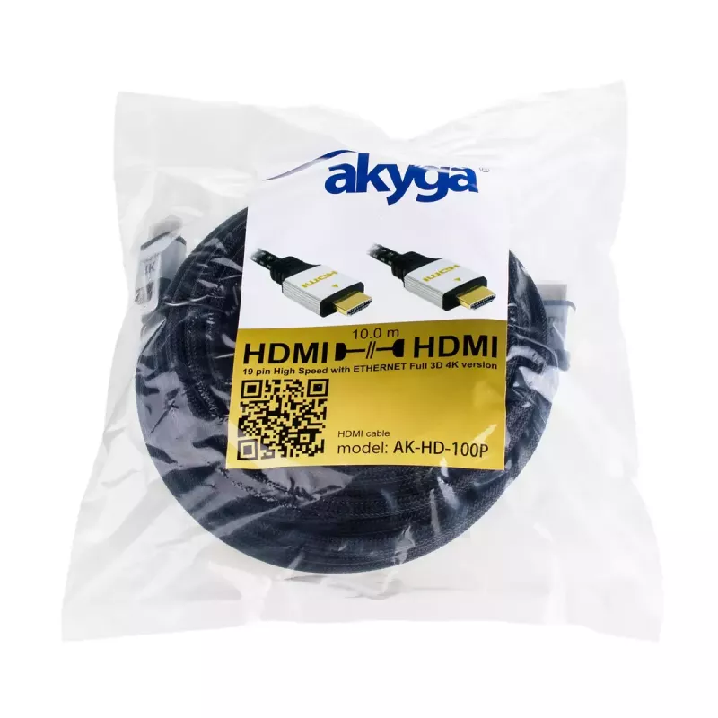 HDMI kabelis Akyga AK-HD-100P 10m