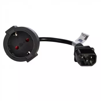 Akyga AK-PC-10A maitinimo adapterio kabelis IEC C14 – Schuko lizdas (CEE 7/3), 10 A, 0,15 m, juodas