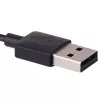 Įkrovimo laidas Akyga AK-SW-17 Garmin išmaniesiems laikrodžiams, USB-A, 1 m, juodas