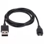 Įkrovimo laidas Akyga AK-SW-17 Garmin išmaniesiems laikrodžiams, USB-A, 1 m, juodas
