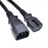 Akyga AK-UP-06 serverio maitinimo kabelis IEC C14–C15, 1,8 m, juodas
