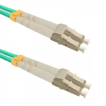 Skaidulinis optinis kabelis QOLTEC InfiniBand 54346 — OM4, LC–LC, 5 m, žalias
