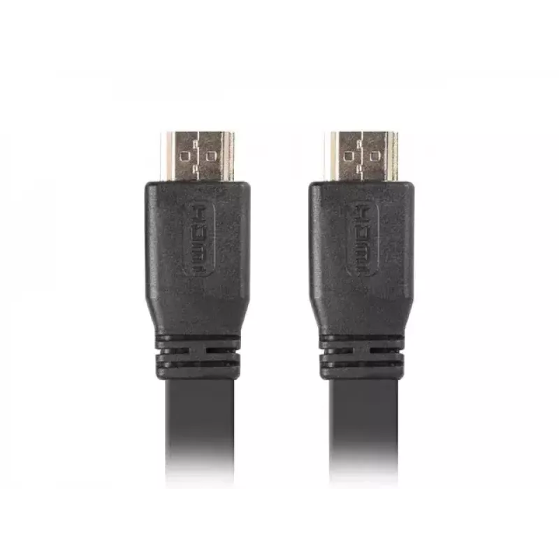 HDMI kabelis LANBERG CA-HDMI-21CU-0030-BK, 3 m, HDMI A tipo kištukas–kištukas, HDMI 2.0, 18 Gbit/s, ARC, auksuoti kontaktai, juodas