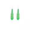Optinis pluošto kabelis LANBERG FO-SASA-SS21-0100-WH 10 m, G.657.A2, SC–SC, 125 µm, baltas