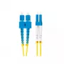 Skiemeninis optinis kabelis LANBERG FO-SULU-SD11-0020-YE, 2 m, G.657.A1, SC į LC, geltonas
