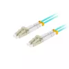 Skaidulinis optinis kabelis LANBERG FO-LULU-MD31-0050-TQ, OM3, LC–LC, 5 m, Aqua