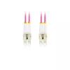 Skaidulinis optinis kabelis LANBERG FO-LULU-MD41-0020-VT 2 m OM4 LC–LC Violetinis