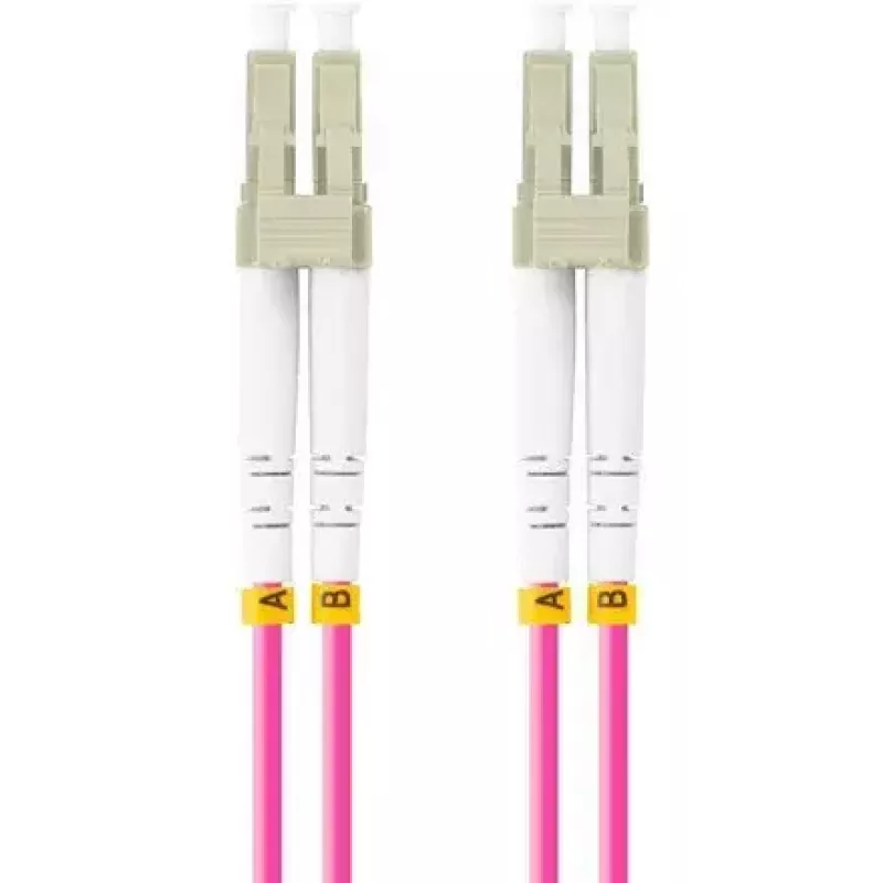 Skaidulinis optinis kabelis LANBERG FO-LULU-MD41-0150-VT 15 m OM4 LC/UPC - LC/UPC pilnas dupleksas