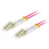 Skaidulinis optinis kabelis LANBERG FO-LULU-MD41-0150-VT 15 m OM4 LC/UPC - LC/UPC pilnas dupleksas
