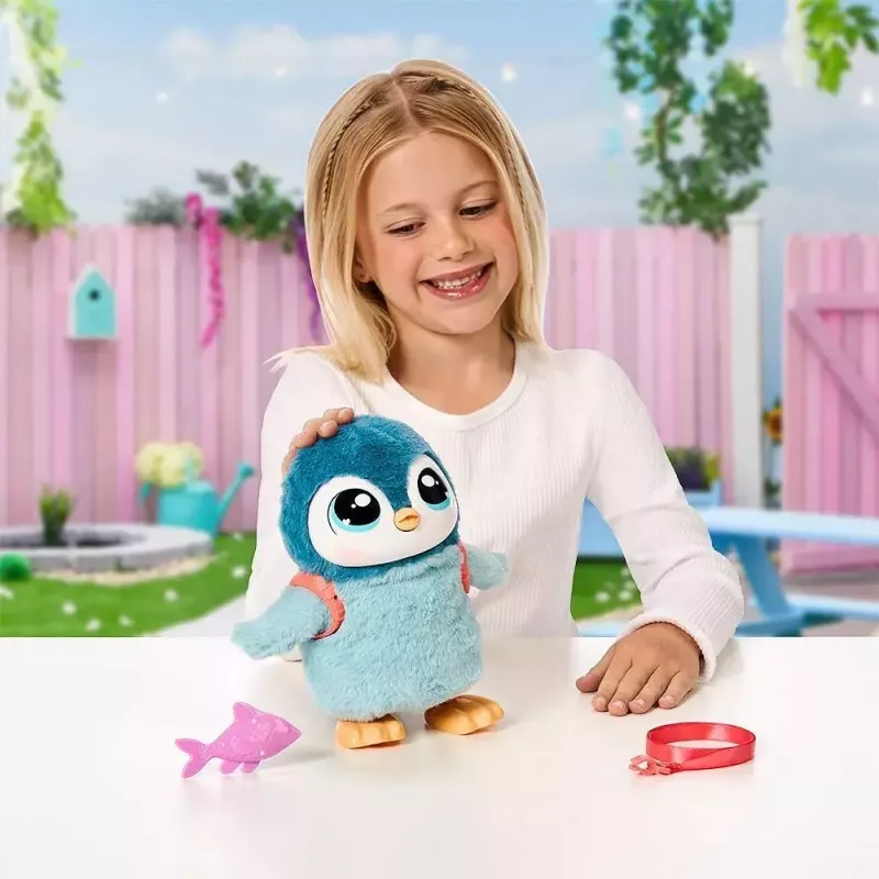 Interaktyvus žaislas Cobi Little Live Pets vaikščiojantis pingvinas Kiwaczek MO-26535, maitinamas baterijomis
