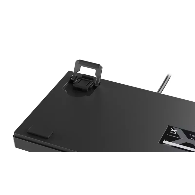 KRUX Atax PRO RGB žaidimų klaviatūra, mechaninė, USB, QWERTY anglų, juoda, tenkeyless