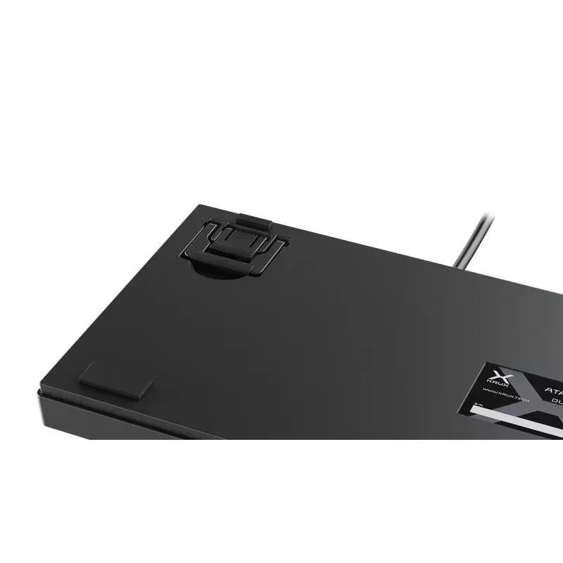 KRUX Atax PRO RGB žaidimų klaviatūra, mechaninė, USB, QWERTY anglų, juoda, tenkeyless