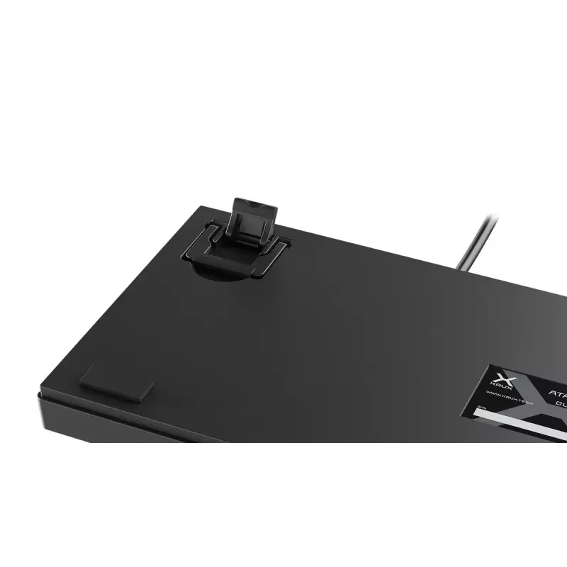 KRUX Atax PRO RGB žaidimų klaviatūra, mechaninė, USB, QWERTY anglų, juoda, tenkeyless