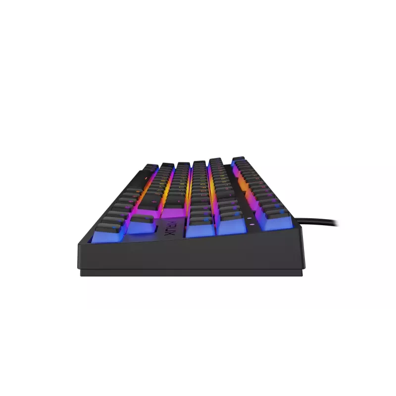KRUX Atax PRO RGB žaidimų klaviatūra, mechaninė, USB, QWERTY anglų, juoda, tenkeyless