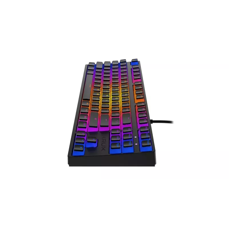 KRUX Atax PRO RGB žaidimų klaviatūra, mechaninė, USB, QWERTY anglų, juoda, tenkeyless