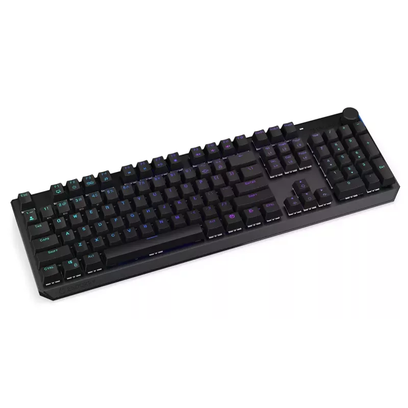 Žaidimų klaviatūra ENDORFY Thock RF Wireless USB Mechaninė RGB Juoda