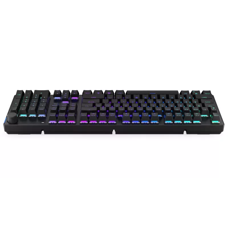 Žaidimų klaviatūra ENDORFY Thock RF Wireless USB Mechaninė RGB Juoda